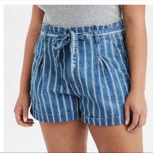 American Eagle striped shorts
